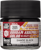 Mr. Hobby NGA201 Gundam Assemble Color Shade Black Paint 10ml