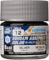 Mr. Hobby NGA12 Gundam Assemble Color Silver Paint 10ml