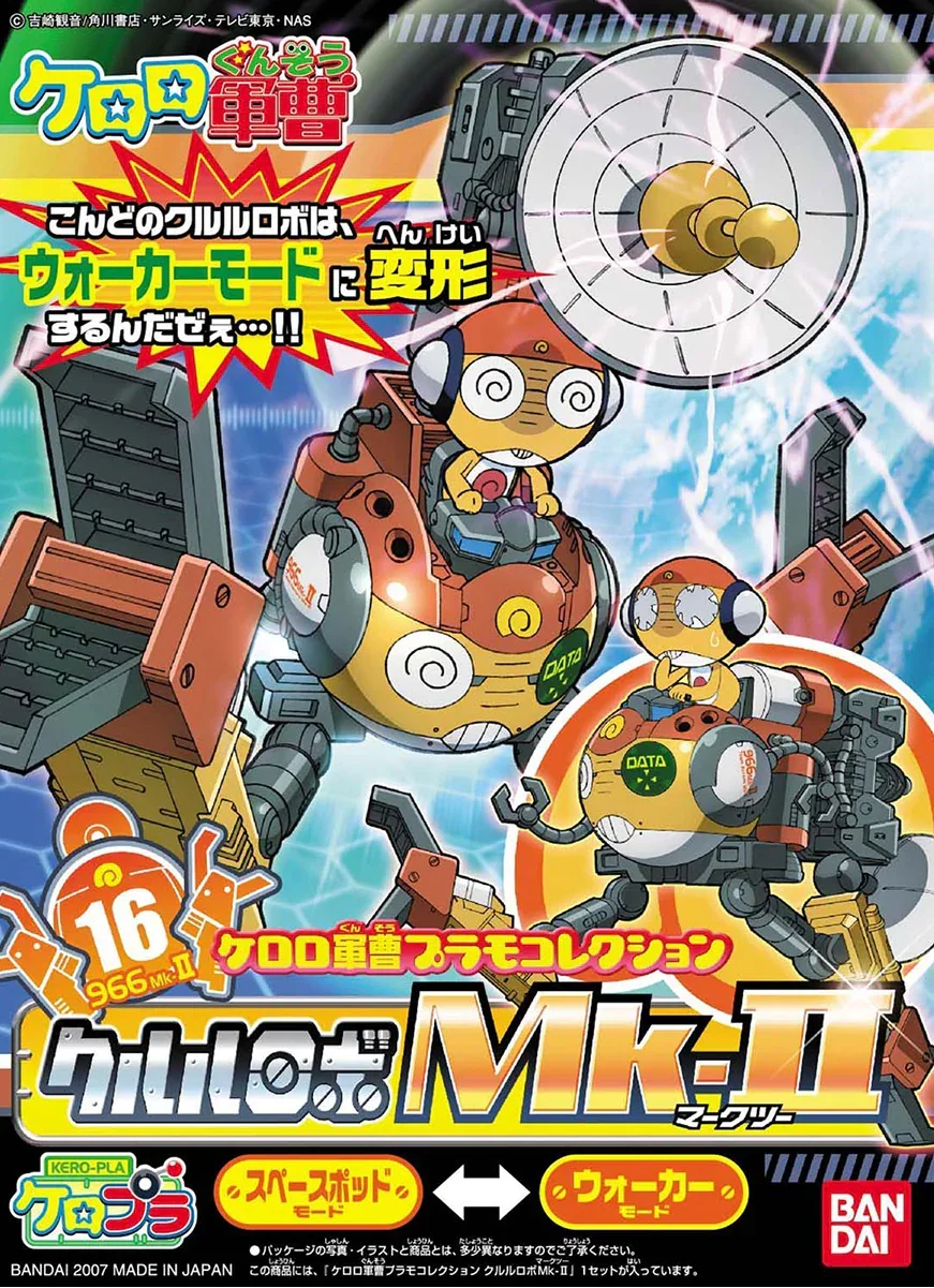 Bandai Keroro Gunso 16 Kululu Robo MK-II Model Kit