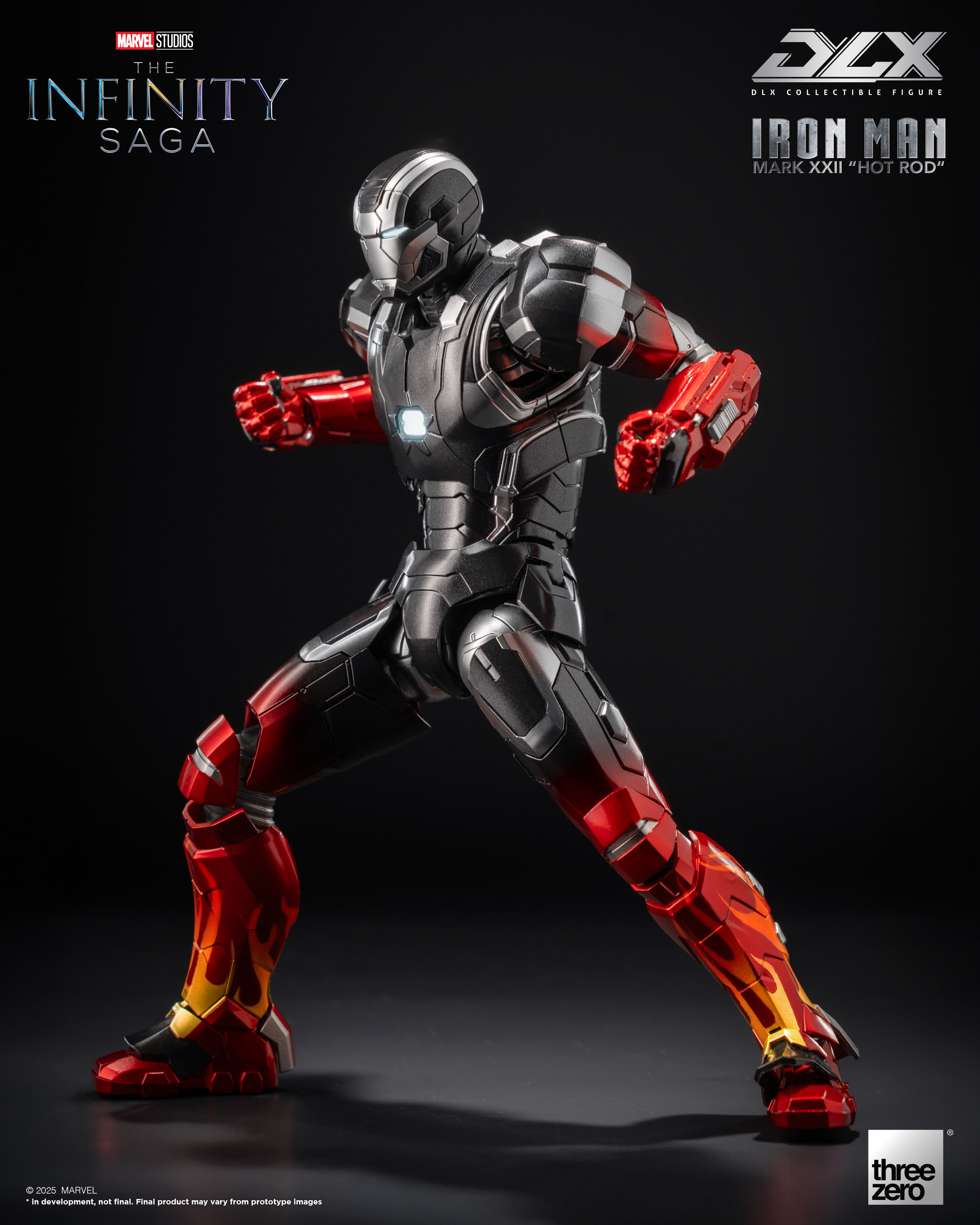 Threezero Infinity Saga DLX Iron Man Mark 22 “Hot Rod” 1/12 Action Figure - A-Z Toy Hobby