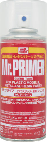 Mr. Hobby B512 Mr. Primer Clear Type Spray 170ml