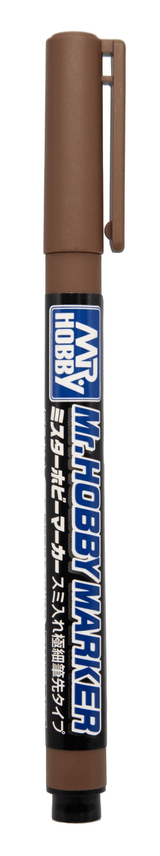 Mr. Hobby CM103 Brown Super Fine Tip Brush Marker