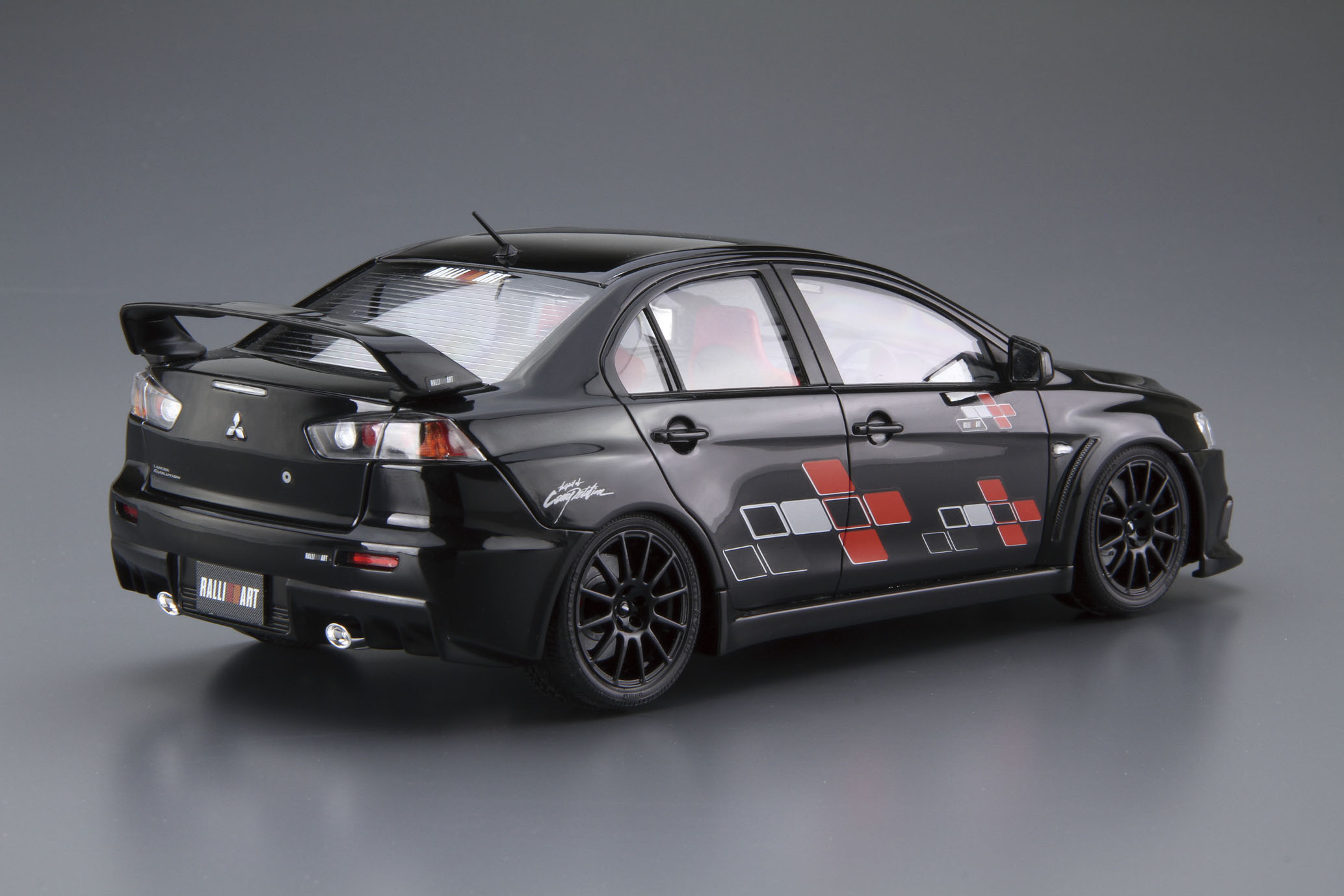 Aoshima 52 2007 Ralliart CZ4A Lancer Evolution X 1/24 Model Kit