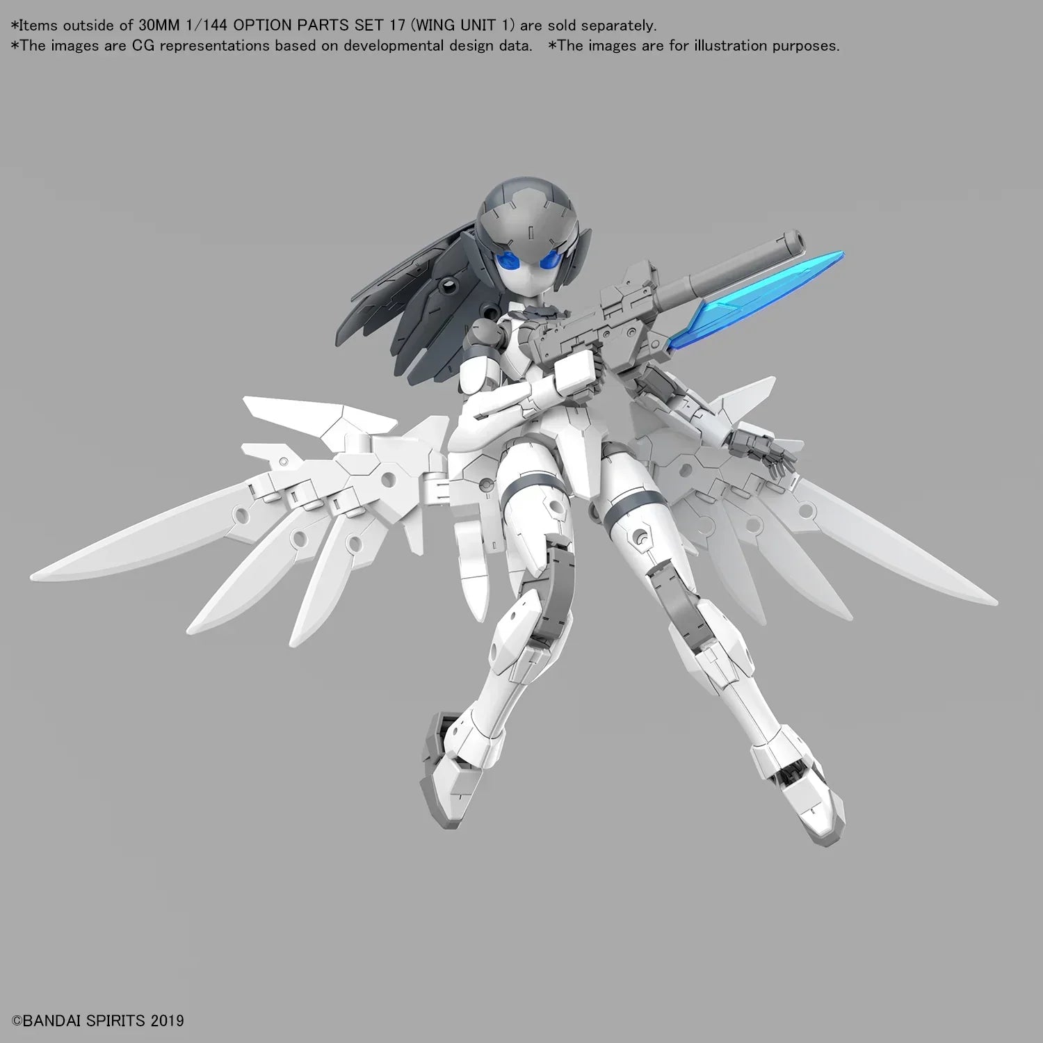 Bandai 30MM W-31 Option Parts Set 17 (Wing Unit 1) 1/144 - A-Z Toy Hobby