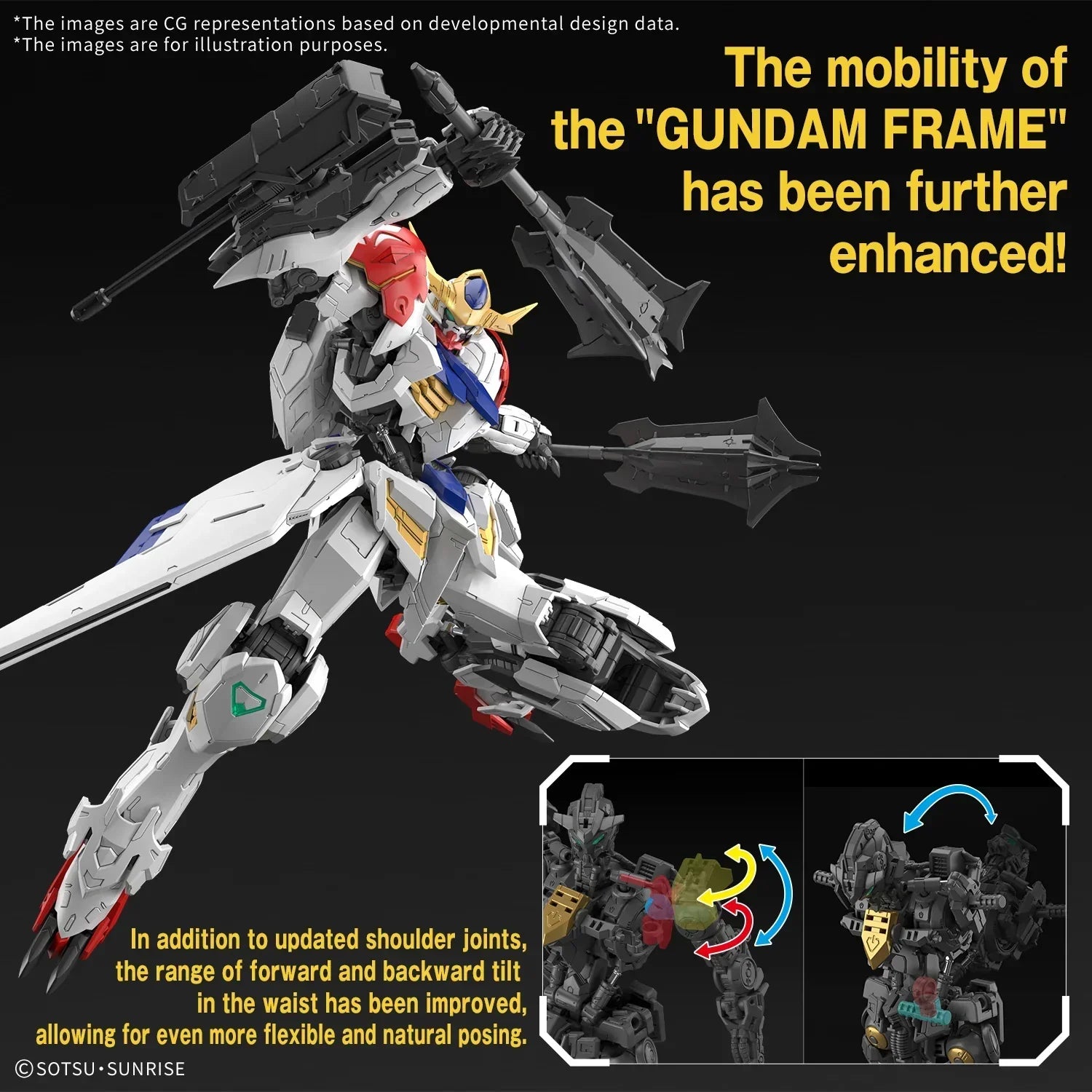 MG GUNDAM BARBATOS LUPUS 1/100バルバトスルプス鉄血 Bandai MG Gundam Barbatos Lupus 1/100 Model Kit – A-Z Toy Hobby