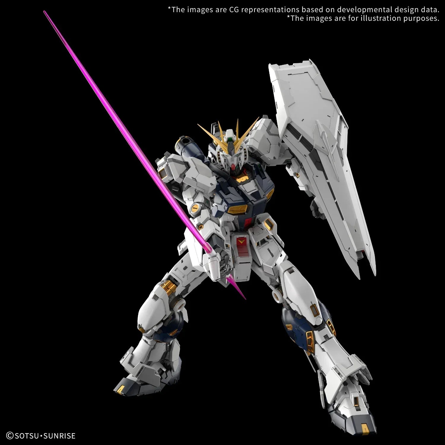 ロボット BANDAI RX-93 v Gundam 1/60 PG Unleashed RX-93 Nu Gundam 1/60 Model Kit - Bandai | A-Z Toy Hobby
