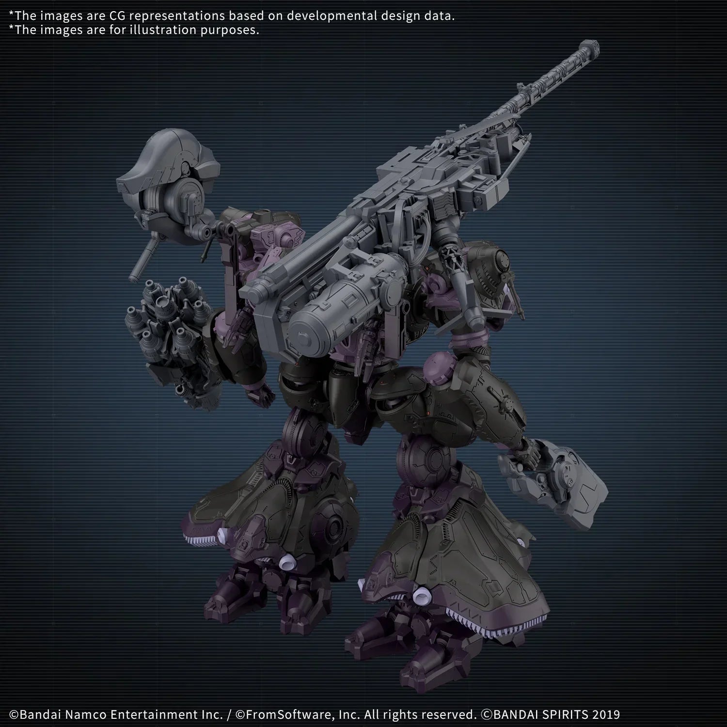 Bandai Armored Core Ⅵ Arquebus ADD VE-40A Open Faith 30MM 1/144 Model Kit - A-Z Toy Hobby