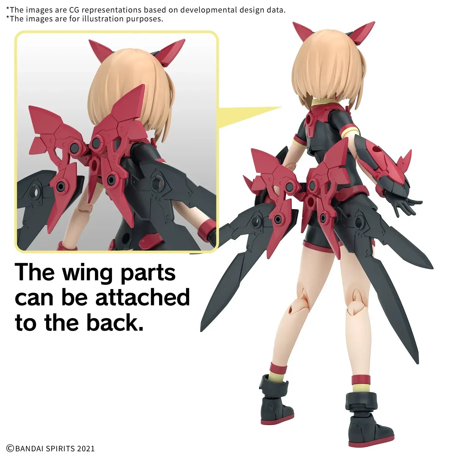 Bandai 30MS 19 Tiasha (Dahlia Wear) [Color B] Model Kit - A-Z Toy Hobby