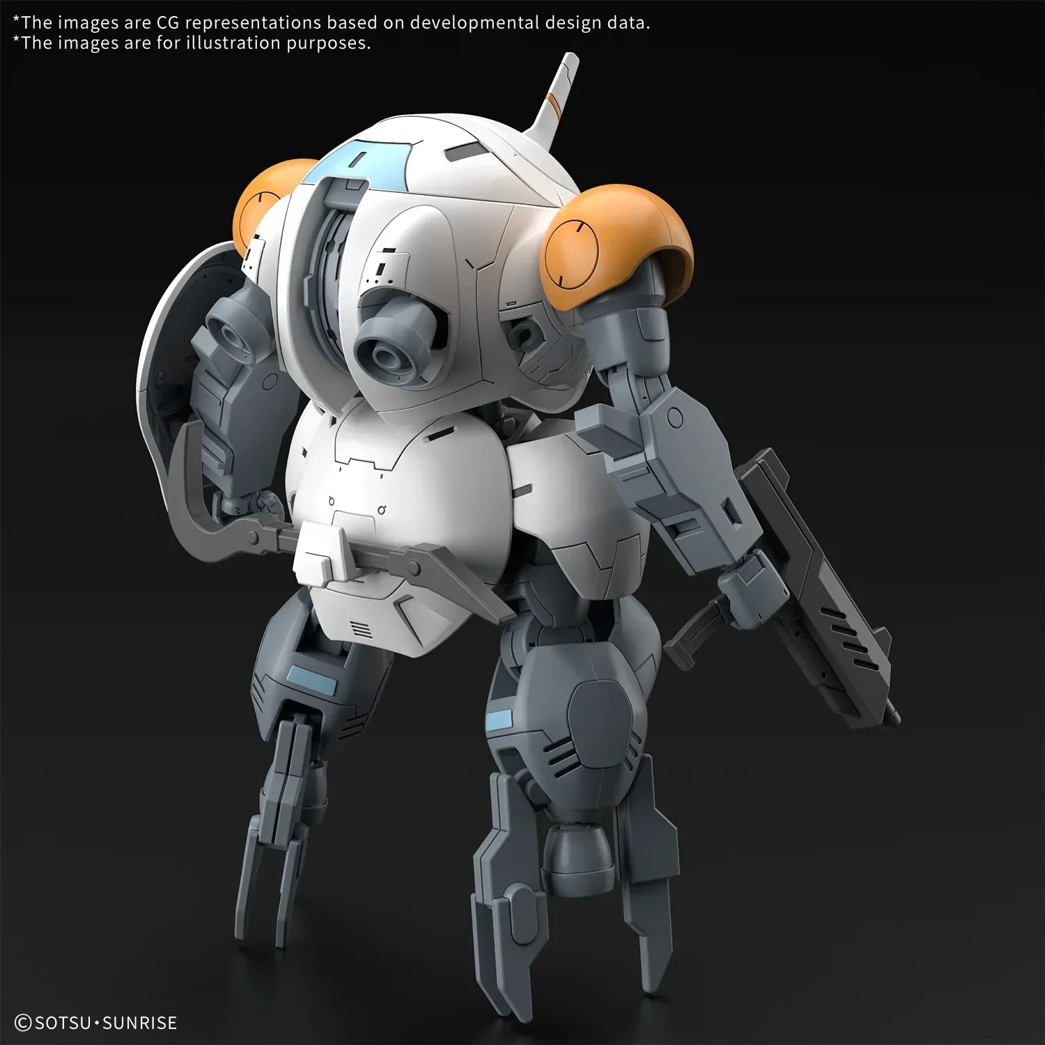Bandai HG IBO 046 Monkey Rodi (598 Unit) / Monkey Crab Rodi 1/144