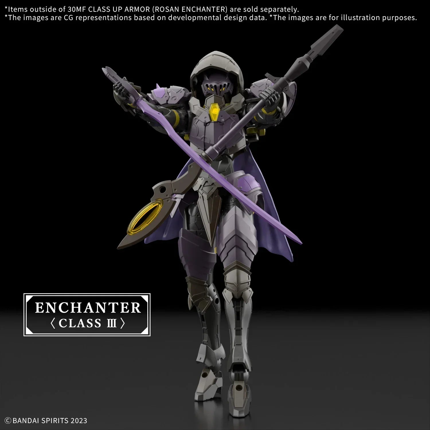 Bandai A-16 30MF Class Up Armor - Rosan Enchanter 1/144 - A-Z Toy Hobby