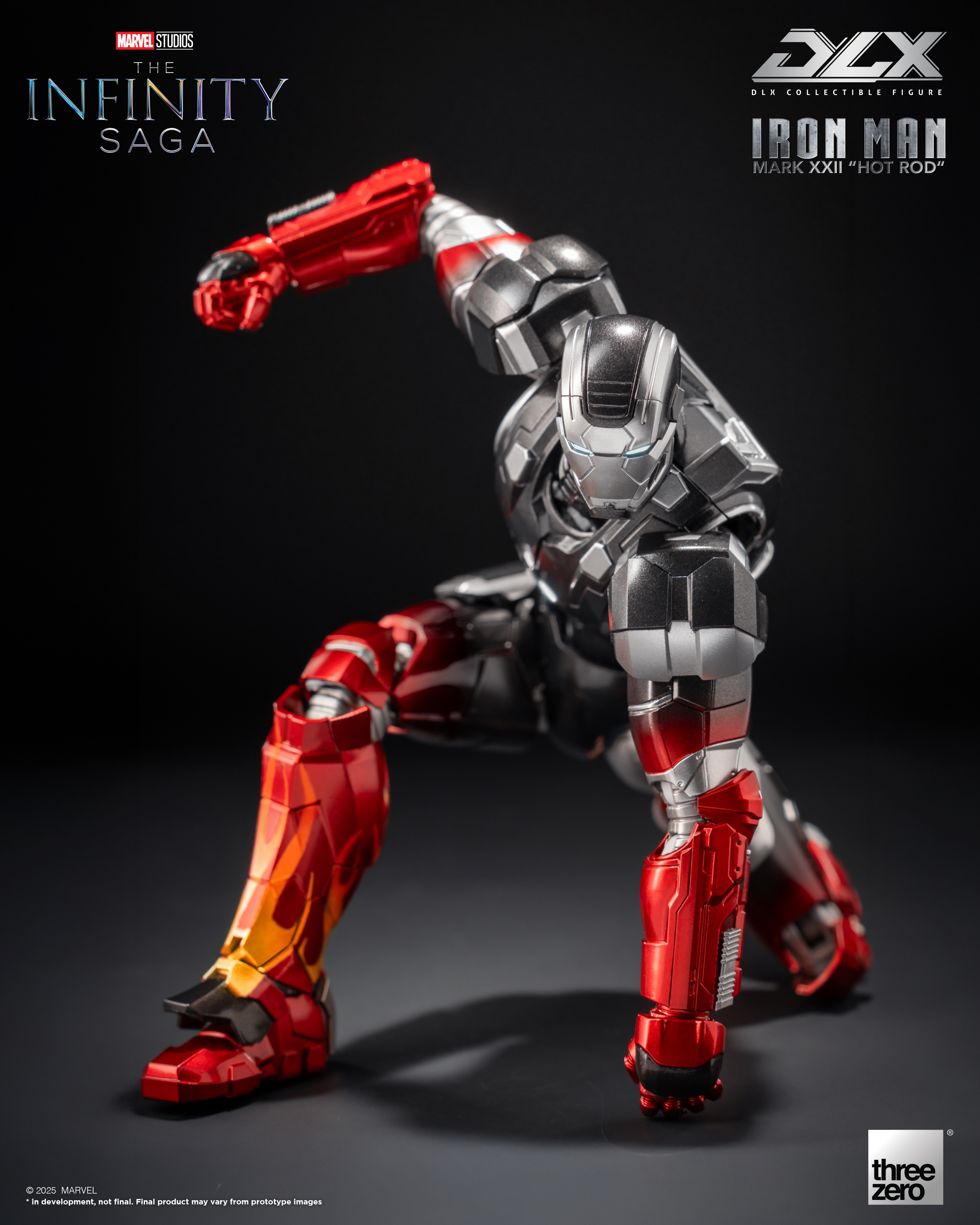 Threezero Infinity Saga DLX Iron Man Mark 22 “Hot Rod” 1/12 Action Figure - A-Z Toy Hobby