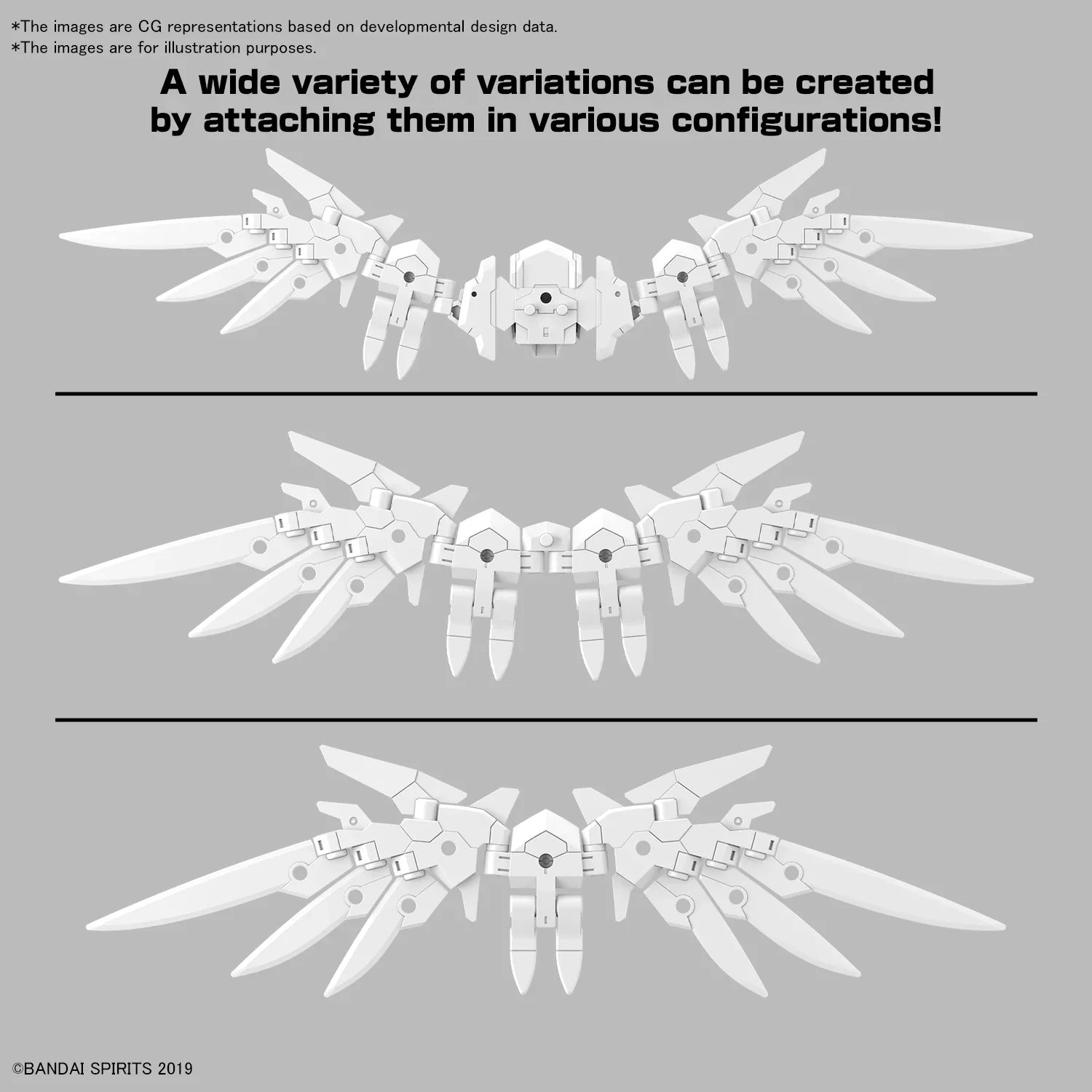 Bandai 30MM W-31 Option Parts Set 17 (Wing Unit 1) 1/144 - A-Z Toy Hobby