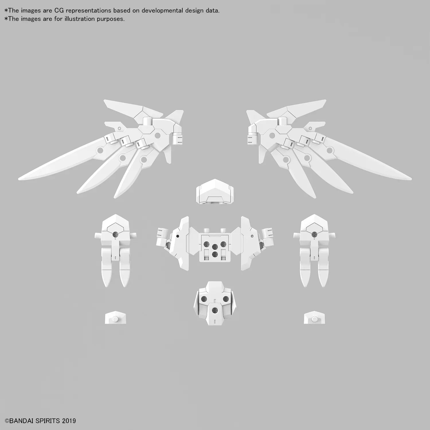 Bandai 30MM W-31 Option Parts Set 17 (Wing Unit 1) 1/144 - A-Z Toy Hobby