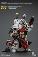 Joy Toy Warhammer Blood Angels Sanguinary Priest with Heavy Bolt Pistol, Chainsword and Narthecium 1/18 Action Figure