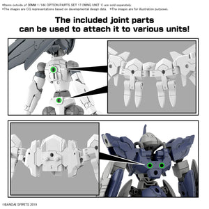 Bandai 30MM W-31 Option Parts Set 17 (Wing Unit 1) 1/144 - A-Z Toy Hobby