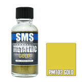 SMS PMT02 Metallic Gold Paint 30ml - A-Z Toy Hobby