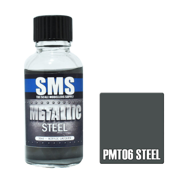 SMS PMT06 Metallic Steel Paint 30ml