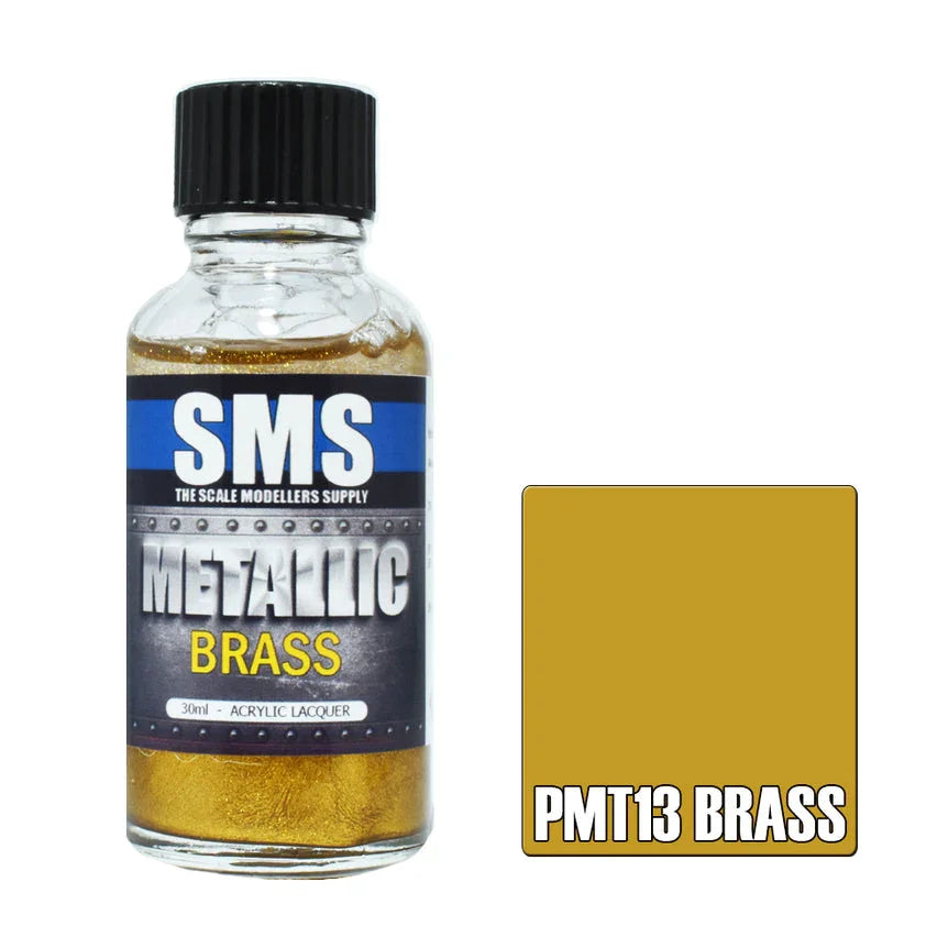 SMS PMT13 Metallic Brass Paint 30ml - A-Z Toy Hobby