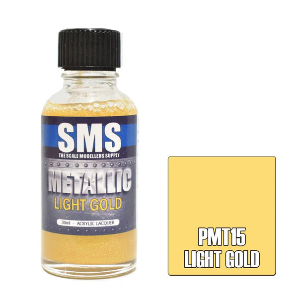 SMS PMT15 Metallic Light Gold Paint 30ml