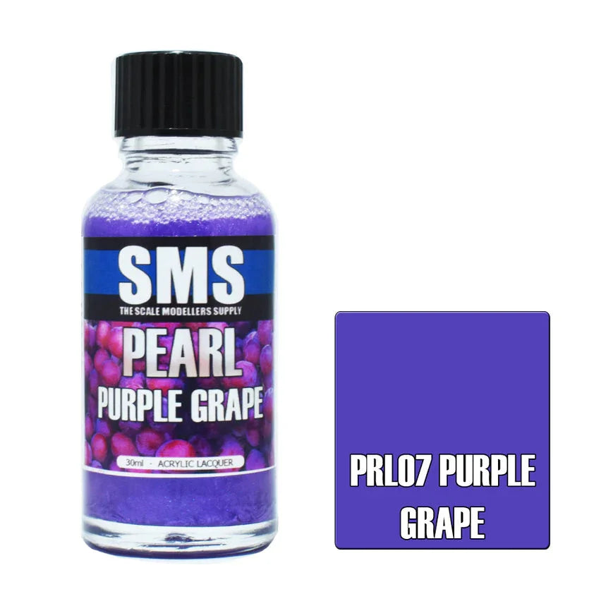 SMS PRL07 Pearl Purple Grape Paint 30ml - A-Z Toy Hobby