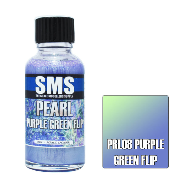 SMS PRL08 Pearl Purple Green Flip Paint 30ml