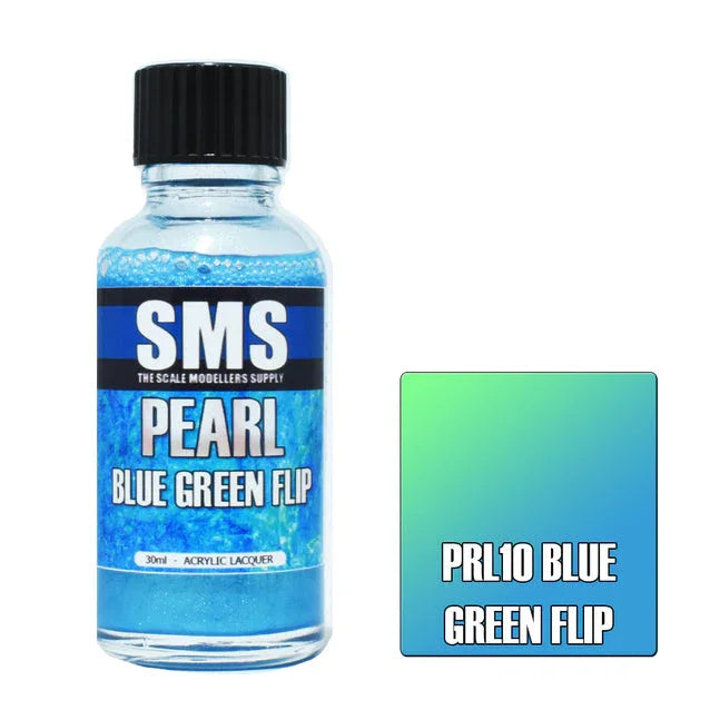 SMS PRL10 Pearl Blue Green Flip Paint 30ml - A-Z Toy Hobby