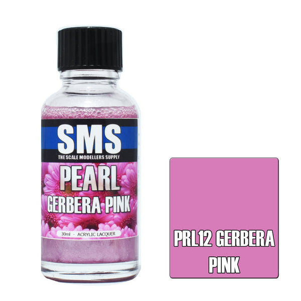 SMS PRL12 Pearl Gerbera Pink Paint 30ml