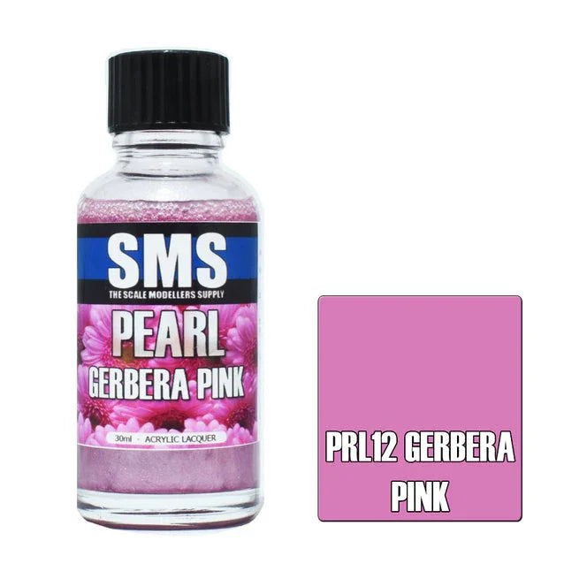 SMS PRL12 Pearl Gerbera Pink Paint 30ml - A-Z Toy Hobby