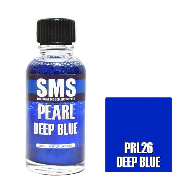 SMS PRL26 Pearl Deep Blue Paint 30ml - A-Z Toy Hobby