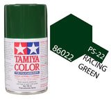 Tamiya 86022 PS-22 Racing Green Polycarbonate Spray Paint 100ml TAM86022 - A-Z Toy Hobby