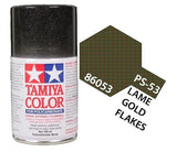 Tamiya 86053 PS-53 Lame Gold Flakes Polycarbonate Spray Paint 100ml TAM86053 - A-Z Toy Hobby