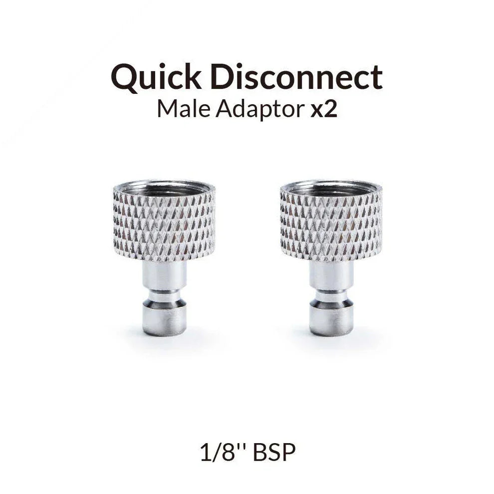 Gaahleri 1/8" Airbrush Quick Male Adapter (2pcs) - A-Z Toy Hobby