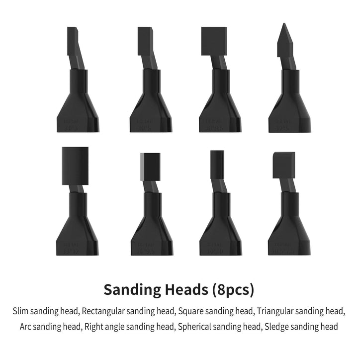 DSPIAE Sanding Head For Reciprocating Sander RA-10 (8pcs) - A-Z Toy Hobby