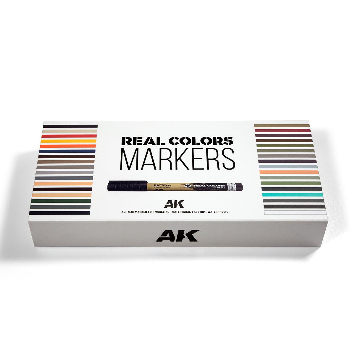 AK Interactive RCM150 RC Markers Special Box (34pcs) - A-Z Toy Hobby