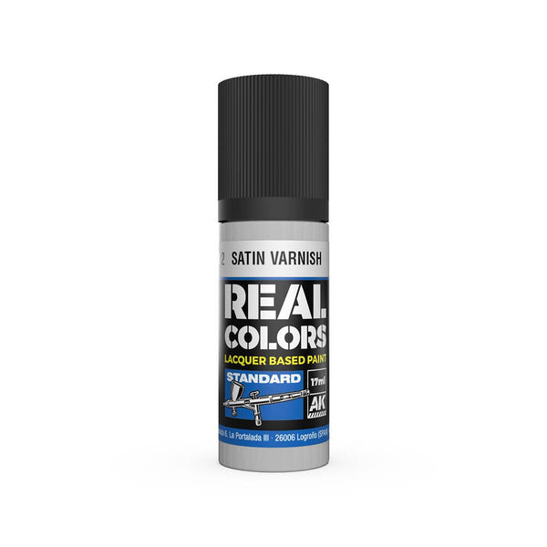 AK Interactive RC802 Real Colors Satin Varnish Paint 17ml