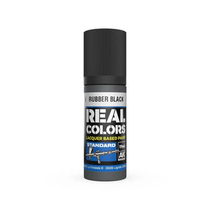 AK Interactive RC805 Real Colors Rubber Black Paint 17ml - A-Z Toy Hobby