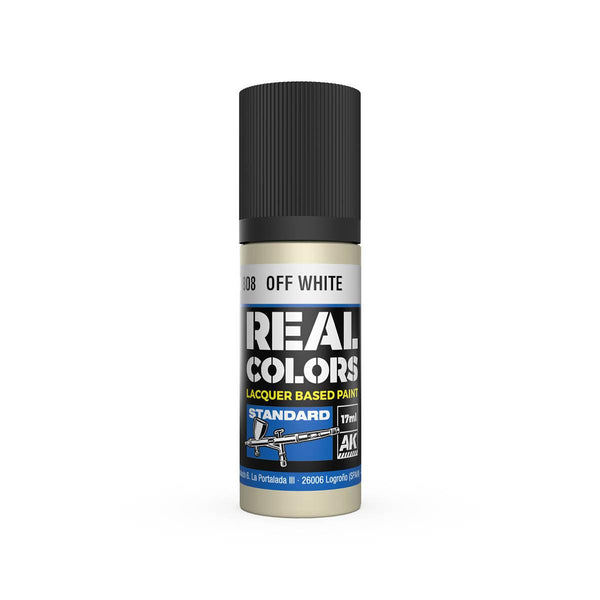 AK Interactive RC808 Real Colors Off White Paint 17ml