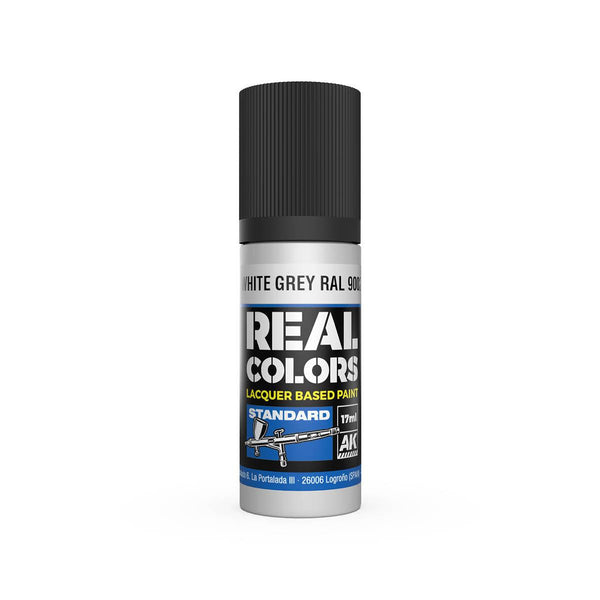 AK Interactive RC809 Real Colors White Gray RAL 9002 Paint 17ml