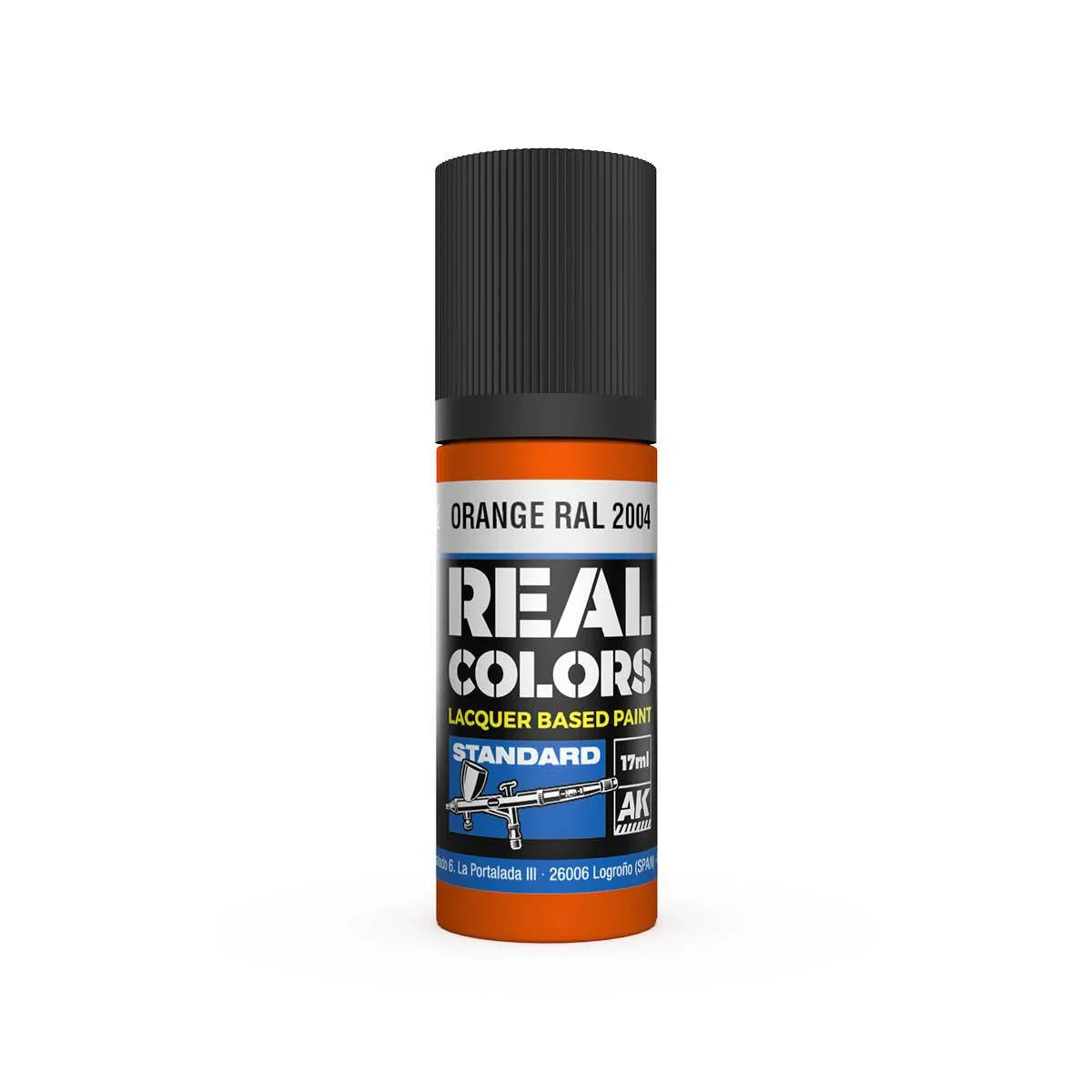 AK Interactive RC812 Real Colors Orange RAL 2004 Paint 17ml - A-Z Toy Hobby