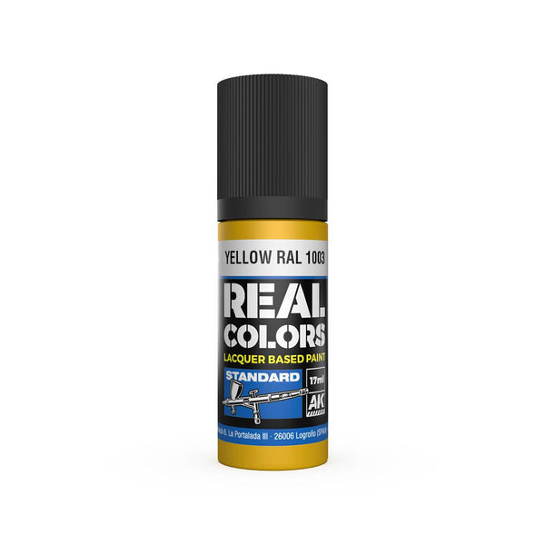 AK Interactive RC814 Real Colors Yellow RAL 1003 Paint 17ml