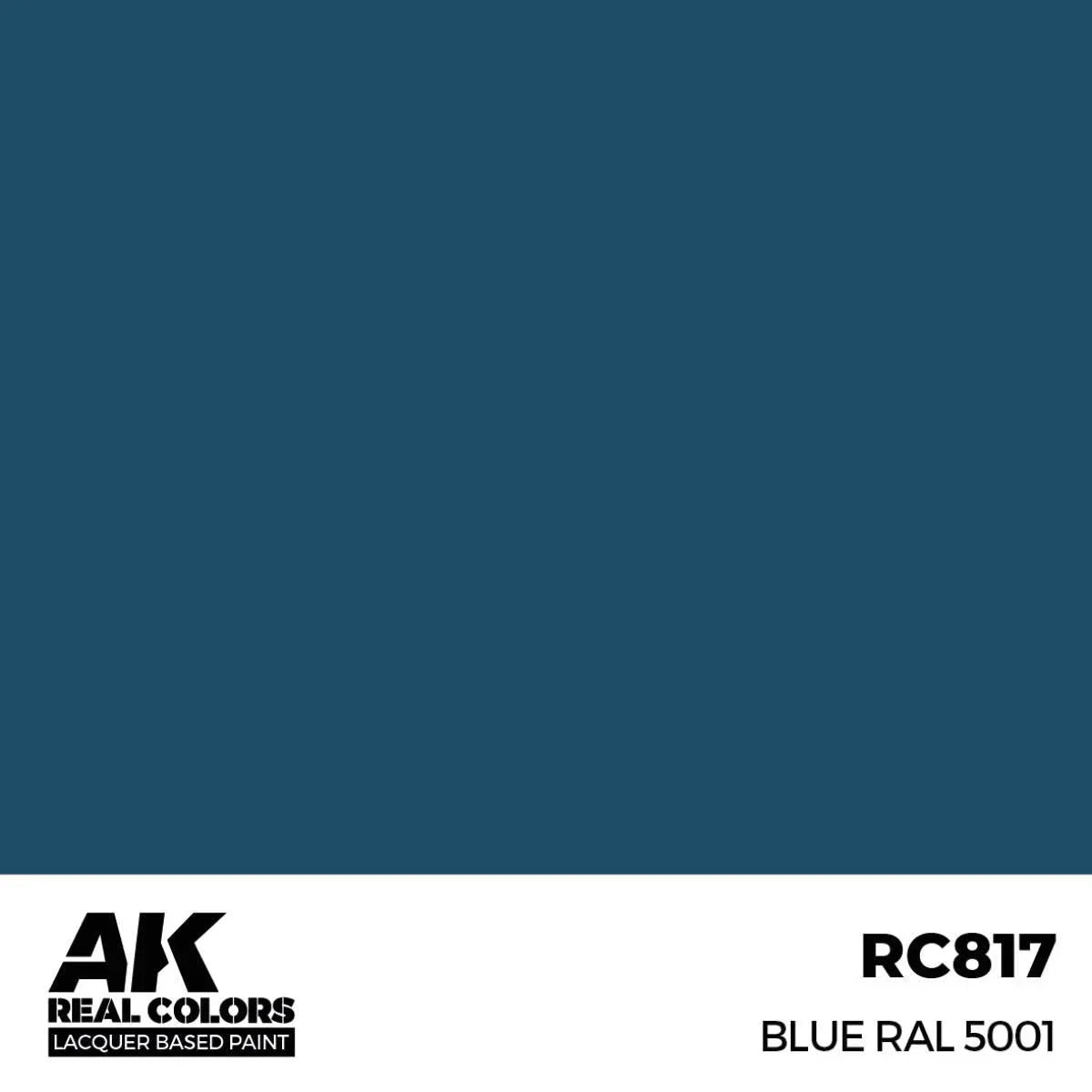 AK Interactive RC817 Real Colors Blue RAL 5001 Paint 17ml - A-Z Toy Hobby