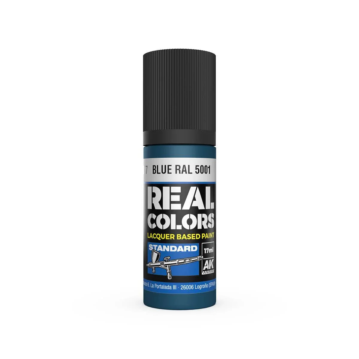 AK Interactive RC817 Real Colors Blue RAL 5001 Paint 17ml - A-Z Toy Hobby
