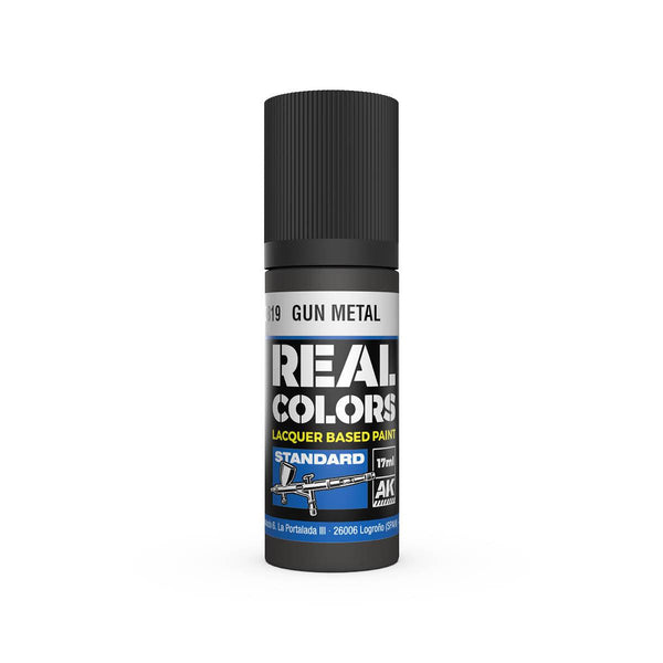 AK Interactive RC819 Real Colors Gun Metal Paint 17ml