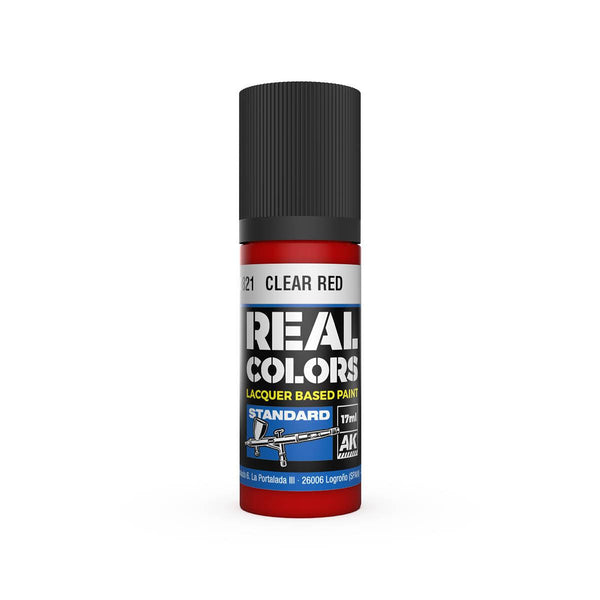 AK Interactive RC821 Real Colors Clear Red Paint 17ml