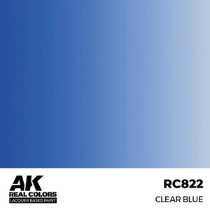 AK Interactive RC822 Real Colors Clear Blue Paint 17ml - A-Z Toy Hobby