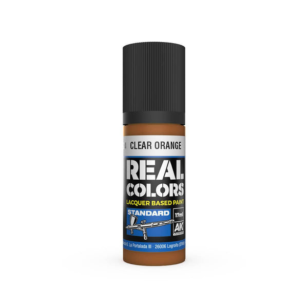 AK Interactive RC824 Real Colors Clear Orange Paint 17ml