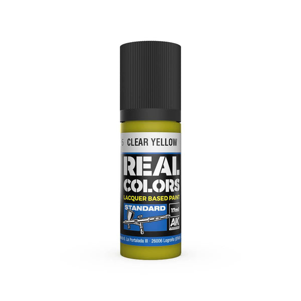 AK Interactive RC825 Real Colors Clear Yellow Paint 17ml