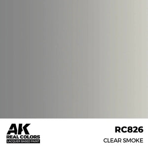 AK Interactive RC826 Real Colors Clear Smoke Paint 17ml - A-Z Toy Hobby