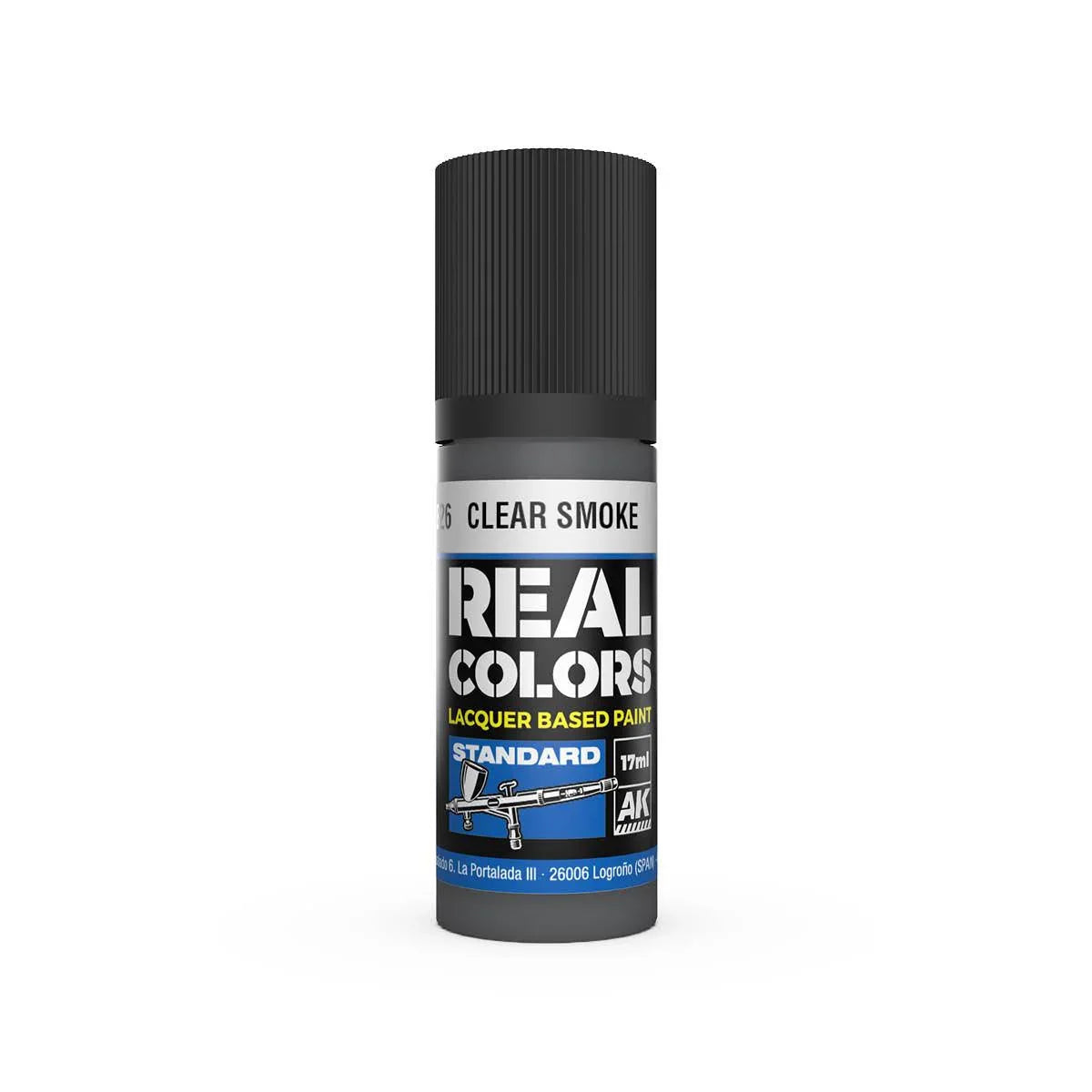 AK Interactive RC826 Real Colors Clear Smoke Paint 17ml - A-Z Toy Hobby