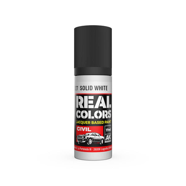 AK Interactive RC827 Real Colors Solid White Paint 17ml